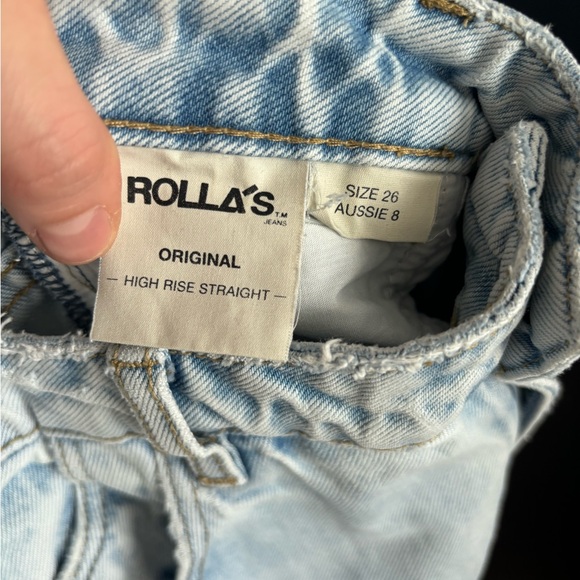 Rollas original high rise straight denim - Picture 6 of 6